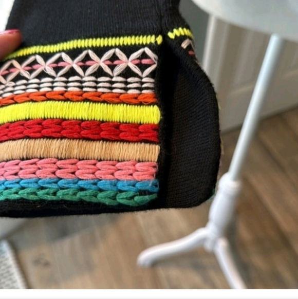 alice + oliva meemee embroidered open front jacket Size XS - Picture 8 of 12